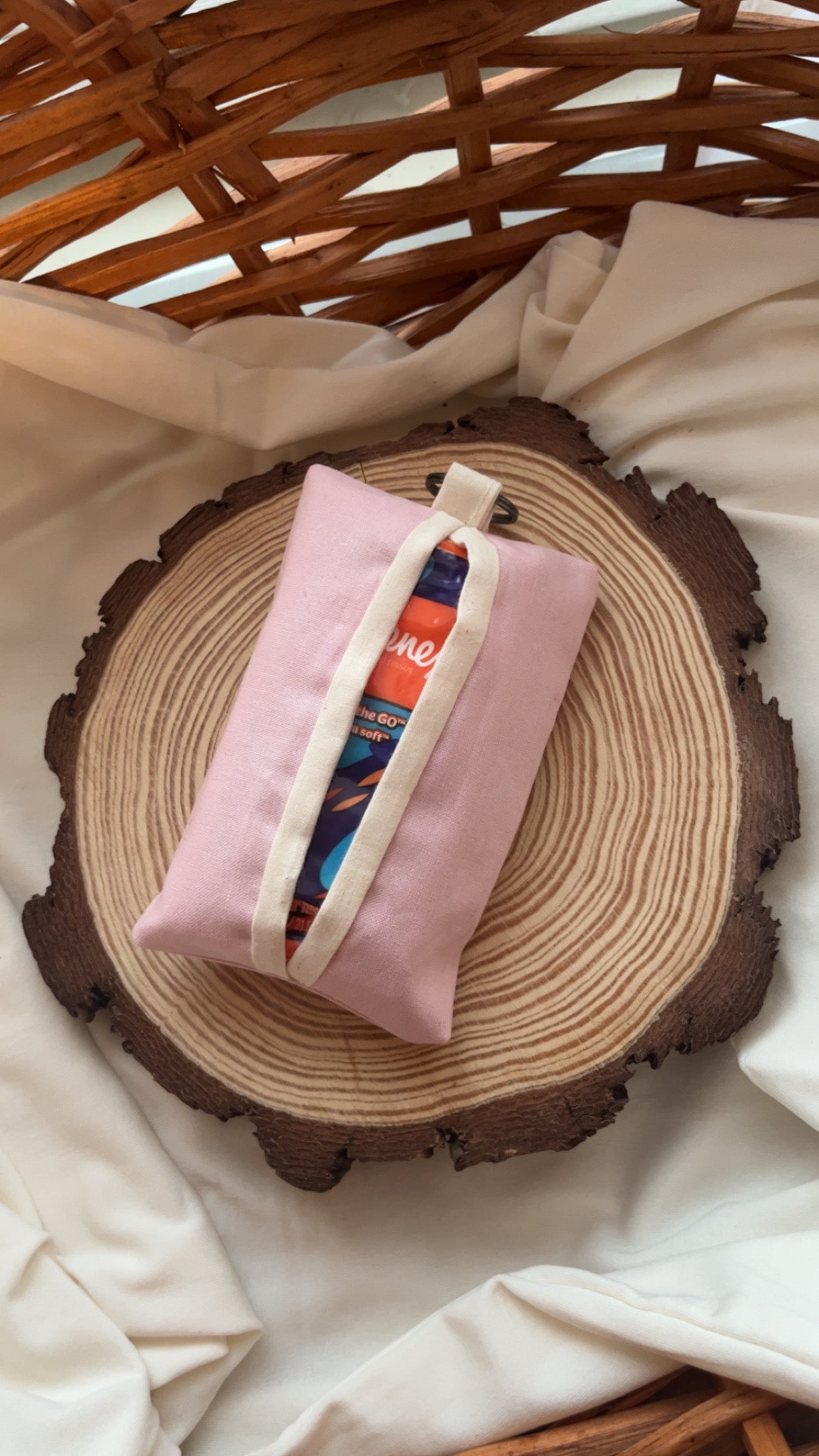 Pink and Pretty Tissue Holder