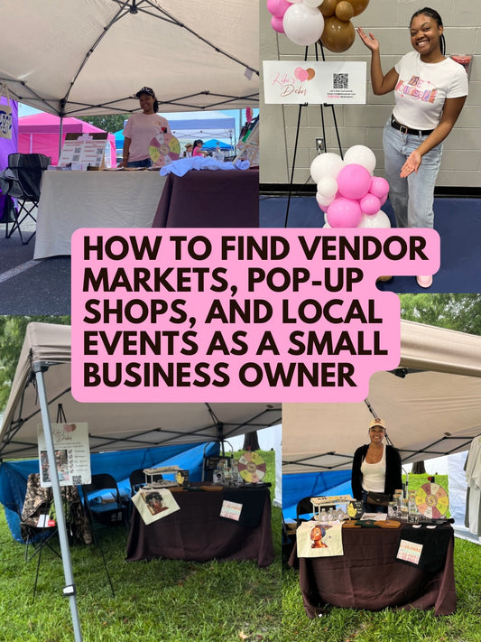 How to Find Vendor Markets, Pop-Up Shops, and Local Events as a Small Business Owner