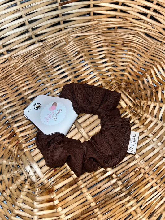 Brown Scrunchie