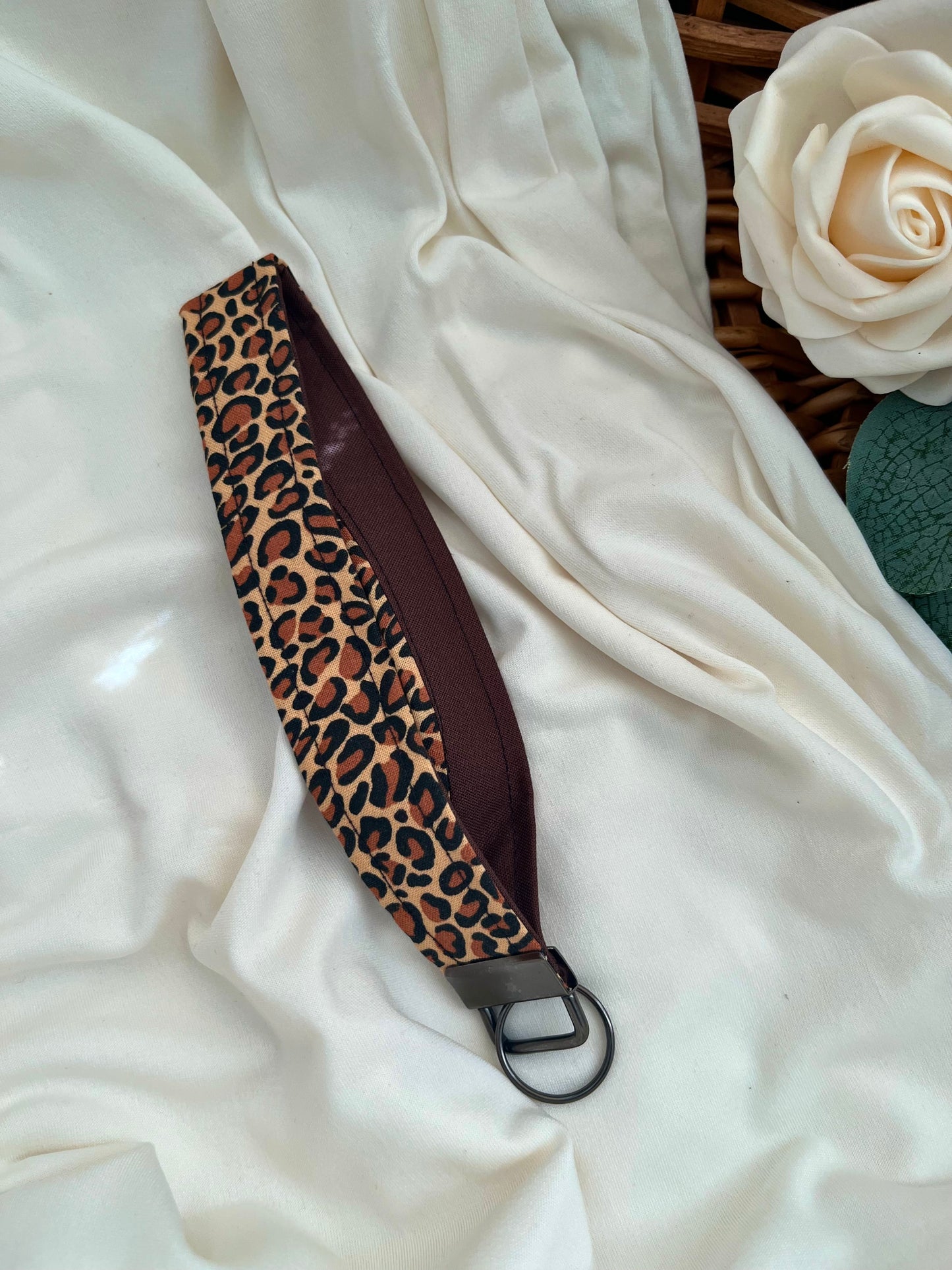 Cheetah Duo Keychain Wristlet