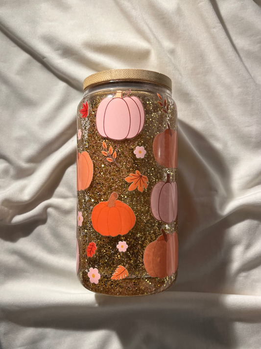 Falling For You Snow Globe Tumbler