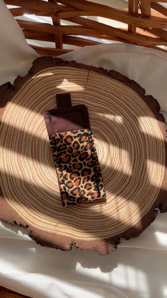 Cheetah Duo Chapstick Holder