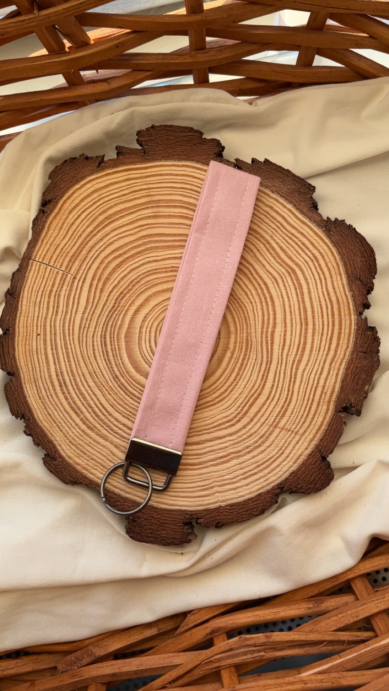 Pink and Pretty Keychain Wristlet