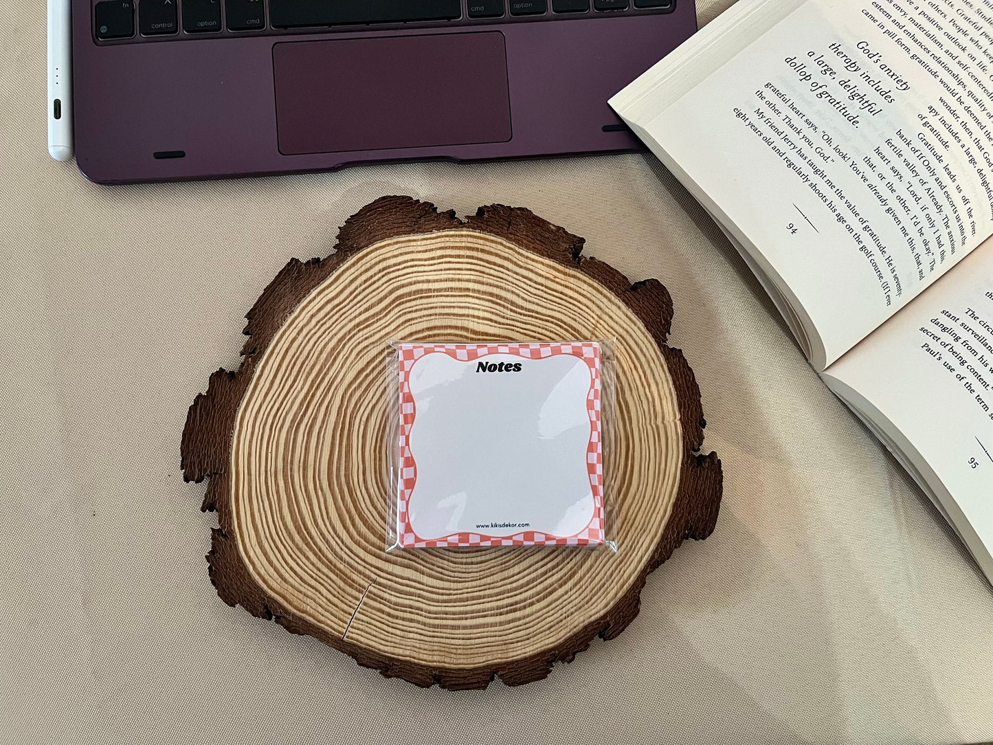 Checkered Notepad