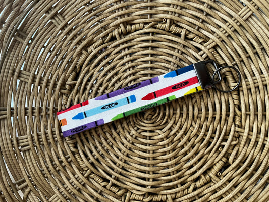 Crayon Keychain Wristlet
