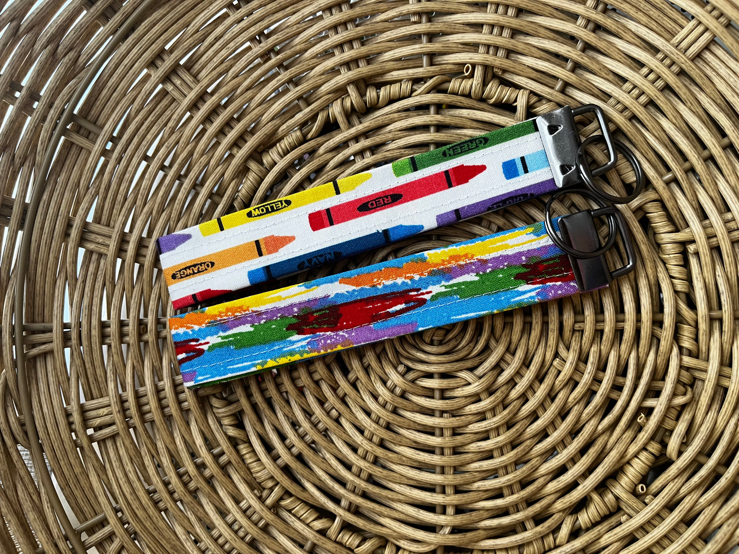 Crayon Keychain Wristlet