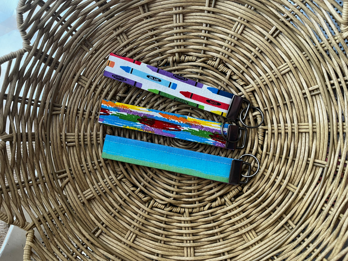 Rainbow Keychain Wristlet