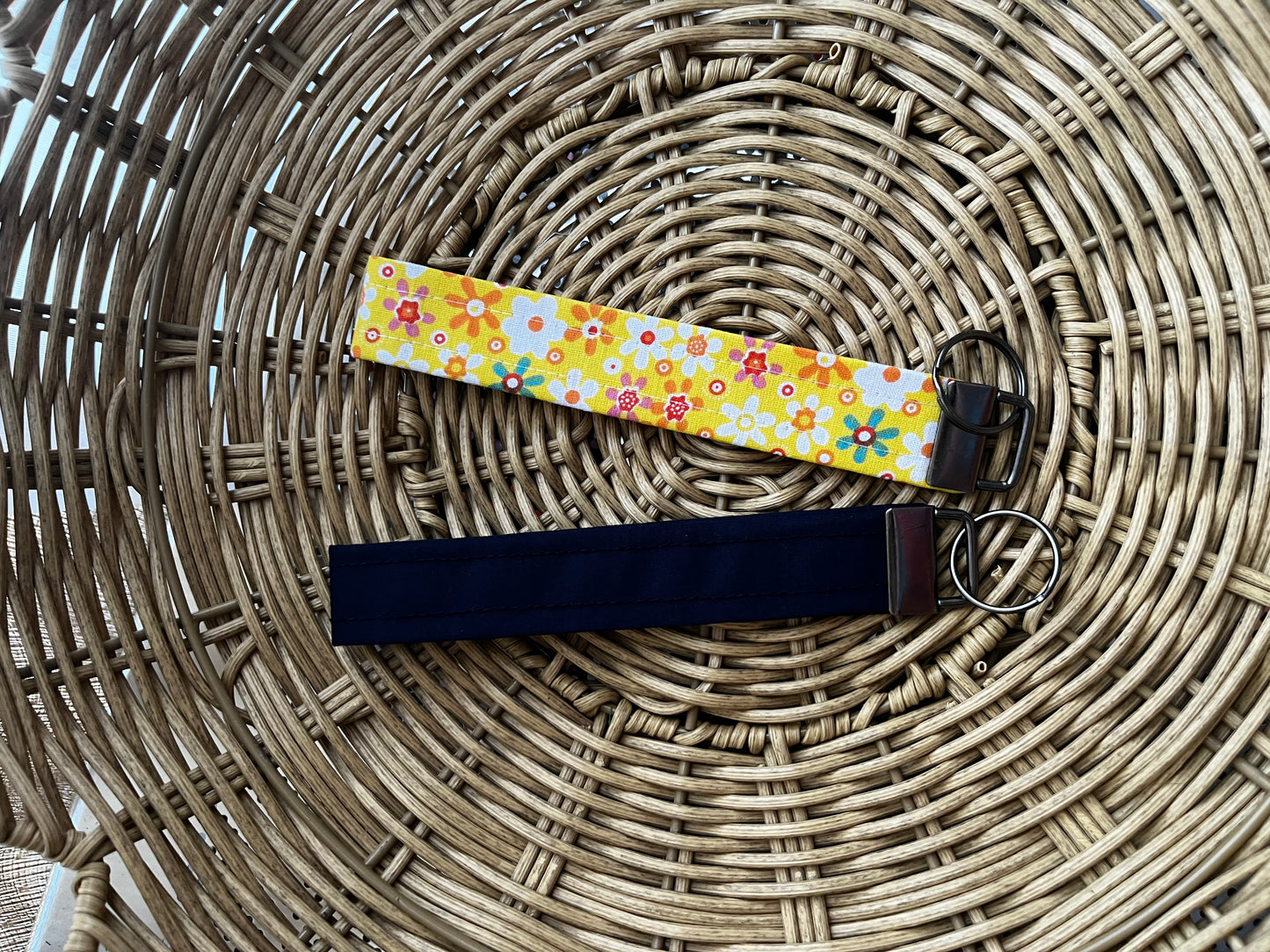 Summer Flowers Keychain Wristlet