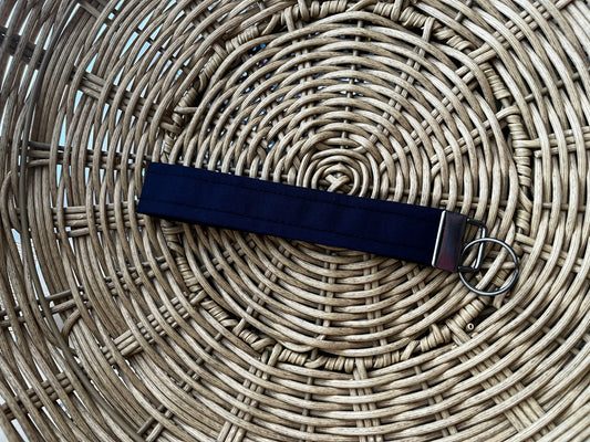Navy Keychain Wristlet