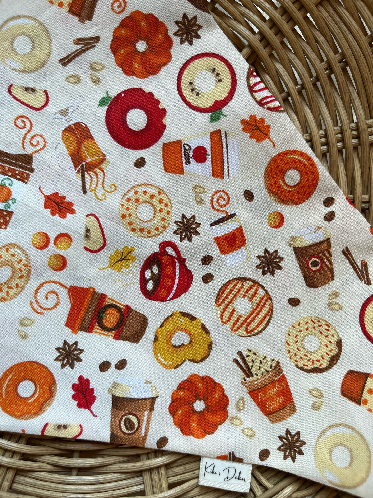 Pumpkin Spice & Apple Cider Dog Bandana