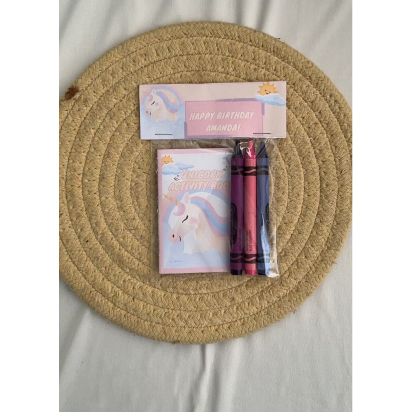 Magical Unicorn Activity Booklet & Canva Topper Template | Fun Kids Birthday Party Favors | Unicorn Themed Printable | Editable Templates