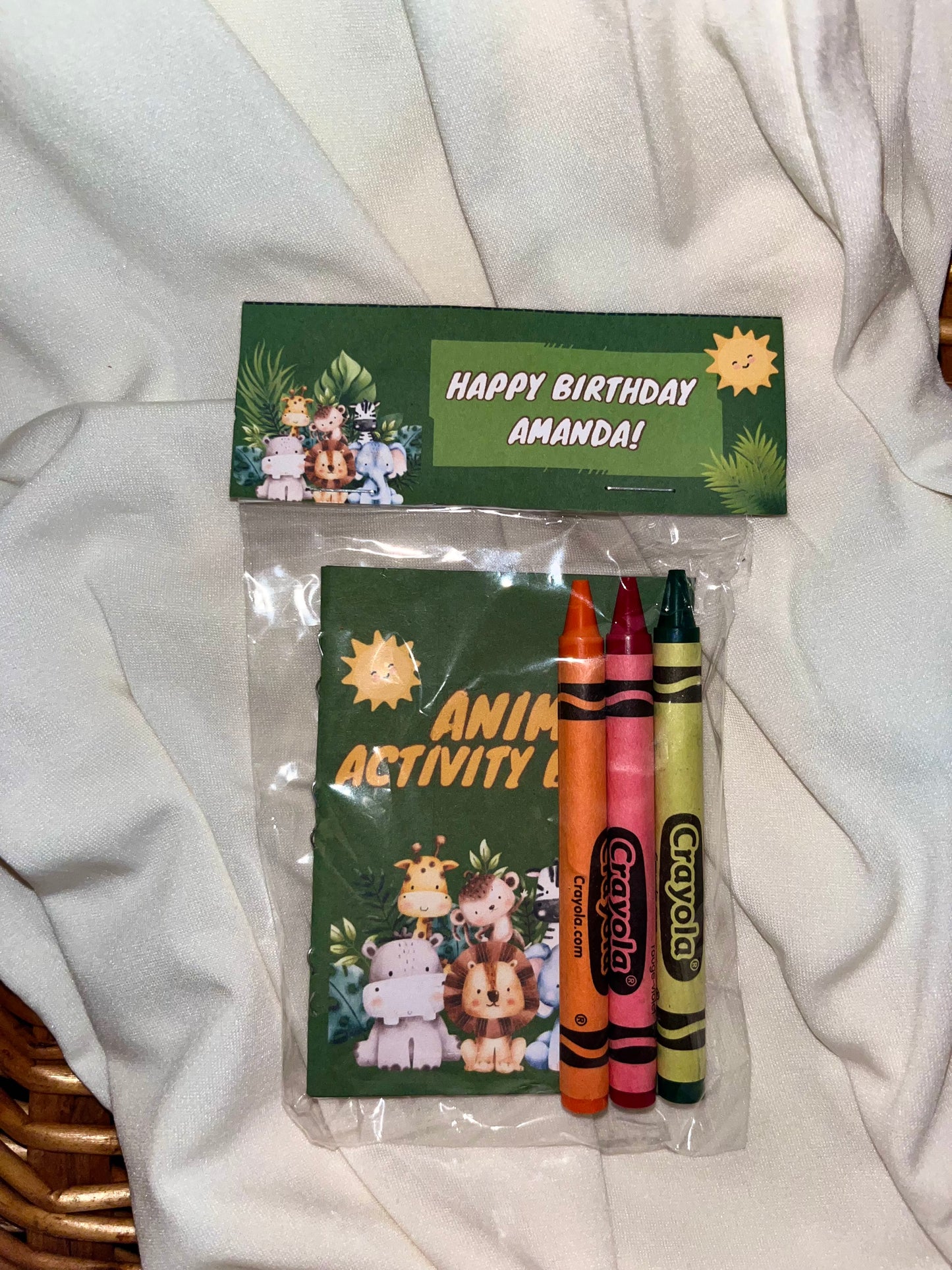 Safari Adventure Activity Booklet & Canva Topper Template | Fun Kids Birthday Party Favors | Jungle Themed Printable | Editable Templates