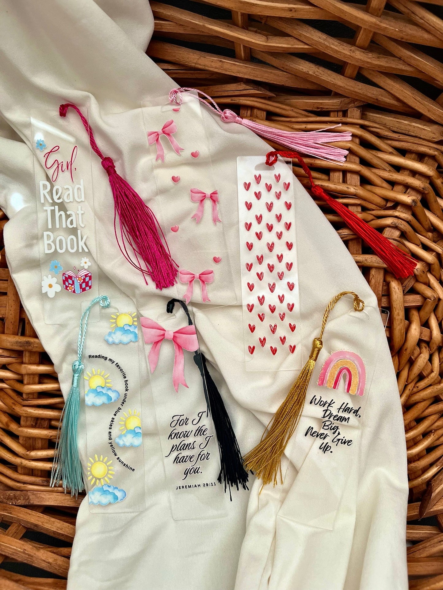 Girl, Read That Book Acrylic Bookmark